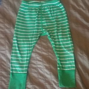 HA Green stripe toddler joggers